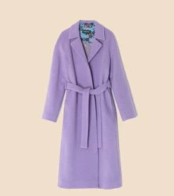 Manteau FELICITE Lainage Lilas -Mode Vêtements Magasin manteau felicite lilas.ps