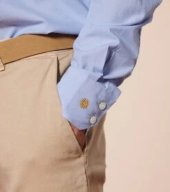 Chemise MILO Coton Ciel -Mode Vêtements Magasin milo ciel