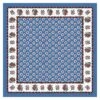 Mouchoir Coton FLEUR D'ARLES Bleu 45 X 45 Cm