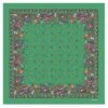 Mouchoir Coton LAURA Vert 45 X 45 Cm