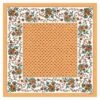 Mouchoir Coton MOUSTIQUE Abricot 45 X 45 Cm