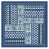 Mouchoir Coton Provence Bleu Menthe 45 X 45 Cm