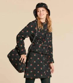 Sac Matelassé NINA PRINTEMPS Noir Multico -Mode Vêtements Magasin nina printemps.3