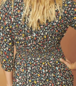 Robe PAMPELONNE Tulipe Confetti Noir 7 Robe PAMPELONNE Tulipe Confetti Noir -Mode Vêtements Magasin pampelone2