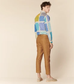 Pantalon Chino MARIO Lin Camel -Mode Vêtements Magasin panatlon mario lin copie