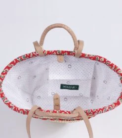 Panier FLEUR D'ARLES Coquelicot 7 Panier FLEUR D'ARLES Coquelicot -Mode Vêtements Magasin panier mouries coquelicot 2