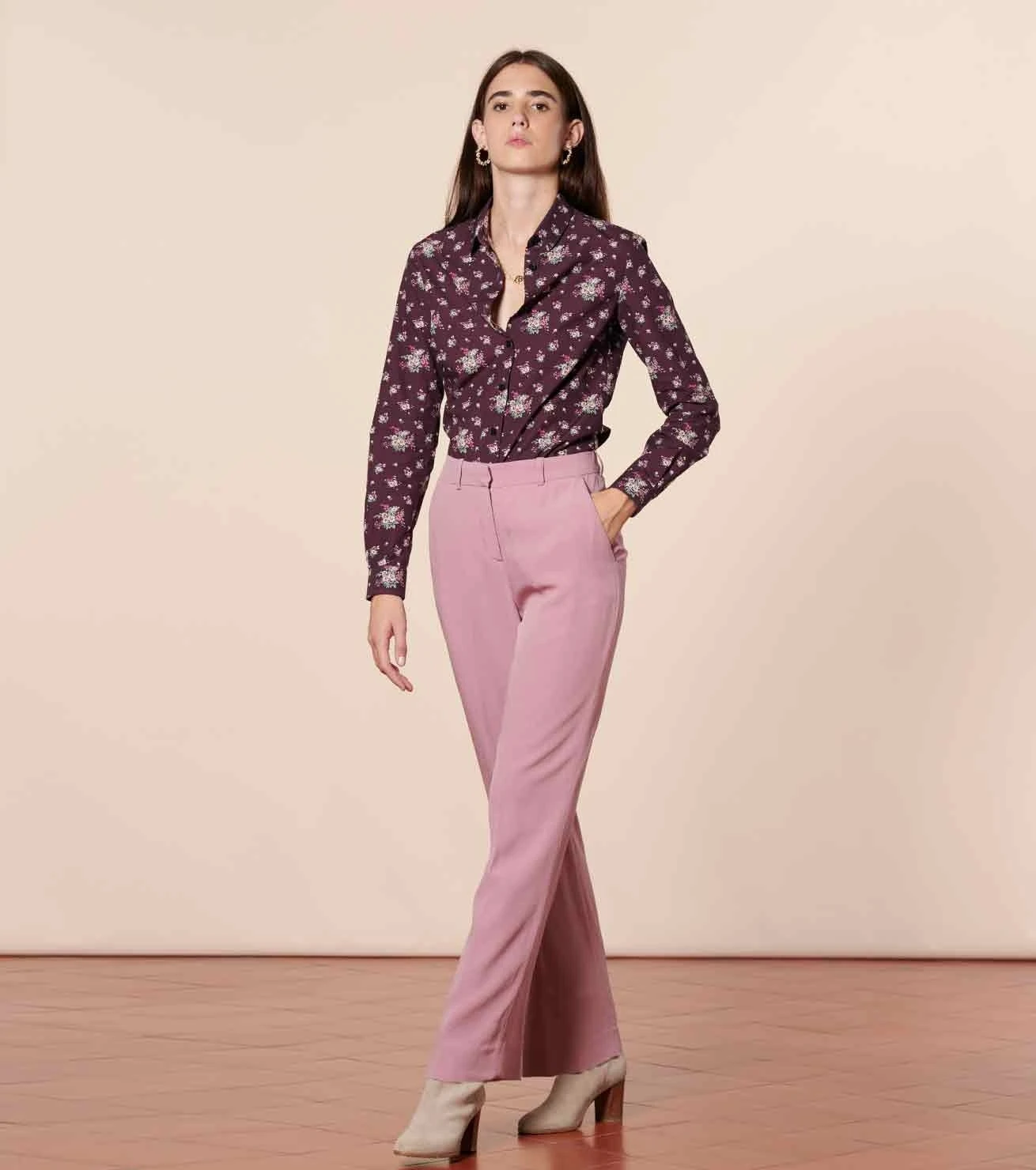 Pantalon APOLINE Rose 4 Pantalon APOLINE Rose – Image 4
