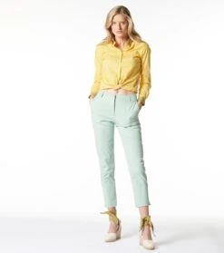 Pantalon BEA Vert Sauge -Mode Vêtements Magasin pantalon bea sauje