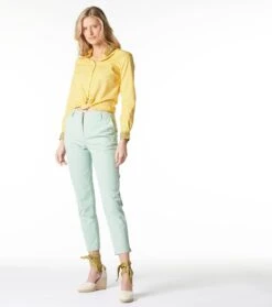 Mode Vêtements Magasin 43 Pantalon BEA Vert Sauge