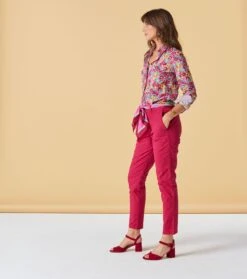 Mode Vêtements Magasin -Mode Vêtements Magasin pantalon bertille framboise.2