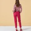 Pantalon BERTILLE Framboise
