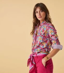 Pantalon BERTILLE Framboise -Mode Vêtements Magasin pantalon bertille framboise.5