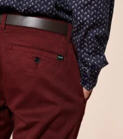 Pantalon GIONO Bordeaux -Mode Vêtements Magasin pantalon giono bordeaux.2