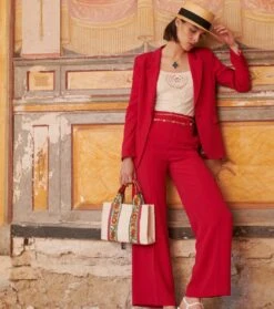 Pantalon PRISCA Fuchsia -Mode Vêtements Magasin pantalon prisca