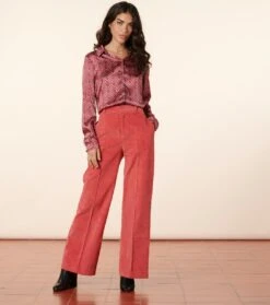 Mode Vêtements Magasin -Mode Vêtements Magasin pantalon prisca velours milleraie.2