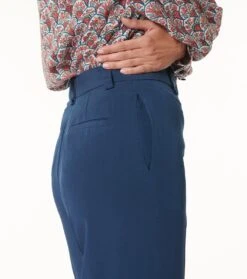 Pantalon PRISCA Bleu Pétrole -Mode Vêtements Magasin pantalon prisca.4 1