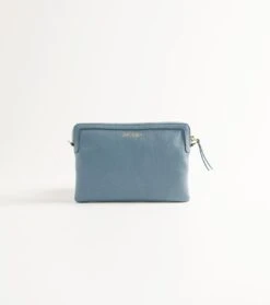 Pochette PARADOU Bleu Gris -Mode Vêtements Magasin pochette paradou.4jpg