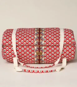 Sac De Voyage ESCAMPADOU Fleurs D'Arles Coquelicot 7 Sac De Voyage ESCAMPADOU Fleurs D'Arles Coquelicot -Mode Vêtements Magasin pompadour fda rouge.1