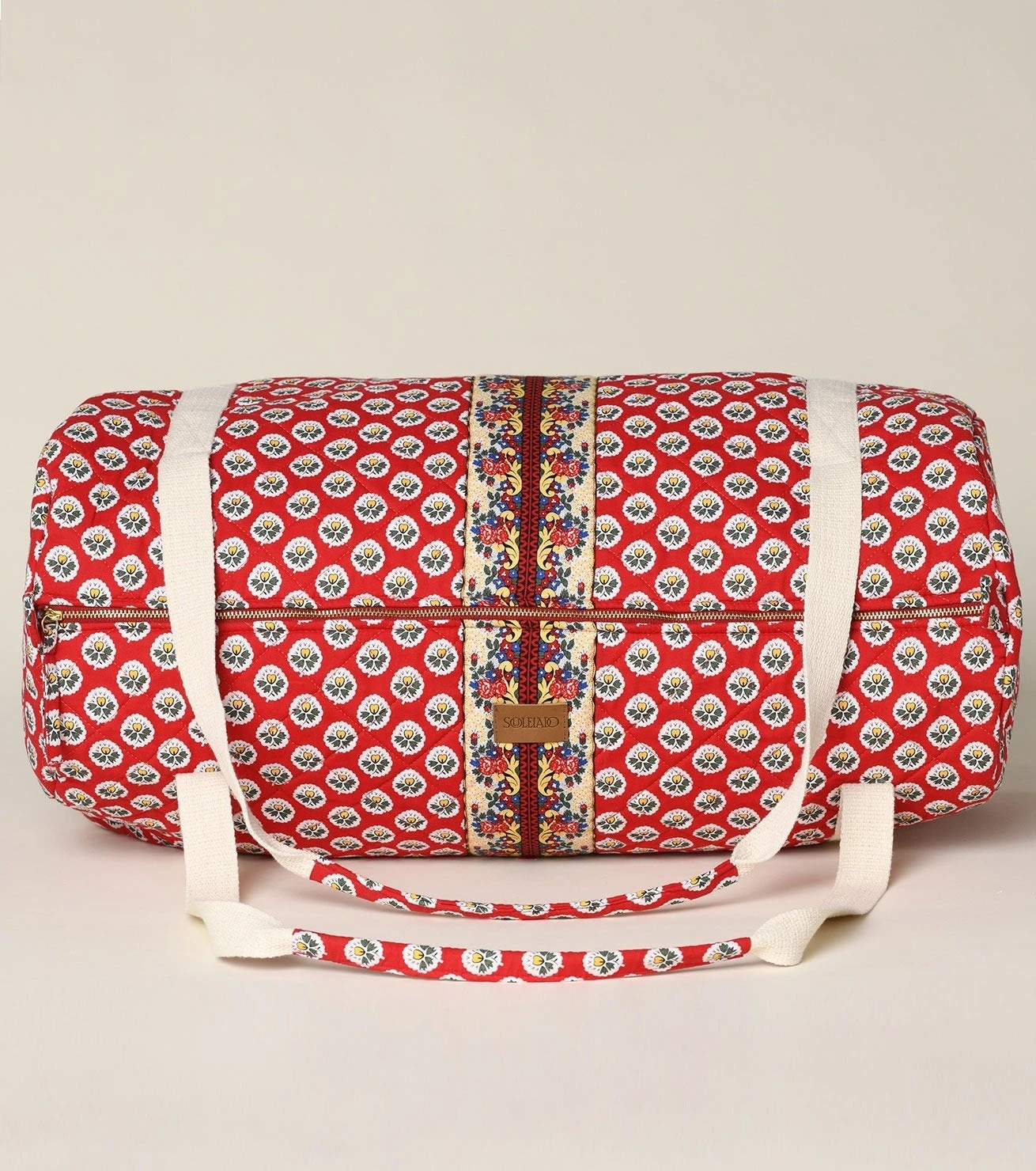 Sac De Voyage ESCAMPADOU Fleurs D'Arles Coquelicot 4 Sac De Voyage ESCAMPADOU Fleurs D'Arles Coquelicot – Image 4