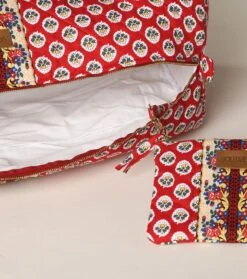 Sac De Voyage ESCAMPADOU Fleurs D'Arles Coquelicot 6 Sac De Voyage ESCAMPADOU Fleurs D'Arles Coquelicot -Mode Vêtements Magasin pompadour fda rouge.3