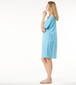 Robe MARCIA Fleur De Maussane Bleu -Mode Vêtements Magasin rbe marcia.3