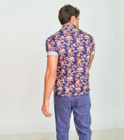 Pantalon REMY Velours Navy -Mode Vêtements Magasin remy navy2