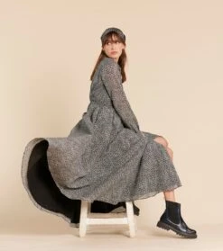 Robe ADA Marguerite Noir Et Blanc