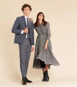 Robe ADA Marguerite Noir Et Blanc -Mode Vêtements Magasin robe ada margueritte.2