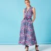 Robe ADALINE Patch Fleur Fuchsia Lavande