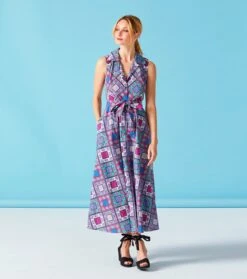 Robe ADALINE Patch Fleur Fuchsia Lavande 8 Robe ADALINE Patch Fleur Fuchsia Lavande -Mode Vêtements Magasin robe adaline patch.4