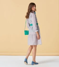 Robe BIANCA Mini Florentine Ciel Céladon