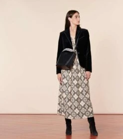 Robe BJORK "Mosaïque Grand" Nacre Noir 7 Robe BJORK "Mosaïque Grand" Nacre Noir -Mode Vêtements Magasin robe bjork