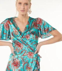 Robe BRASILIA Grand Persepolis Turquoise Corail