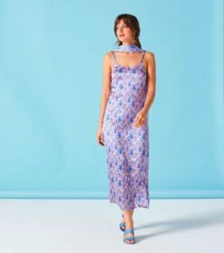 Robe COLOMBE Plume Lavande Rose