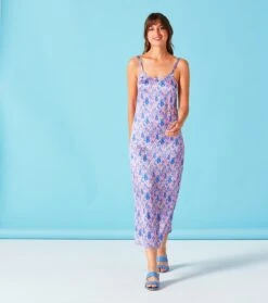 Robe COLOMBE Plume Lavande Rose 13 Robe COLOMBE Plume Lavande Rose -Mode Vêtements Magasin robe colombe plume.6 1