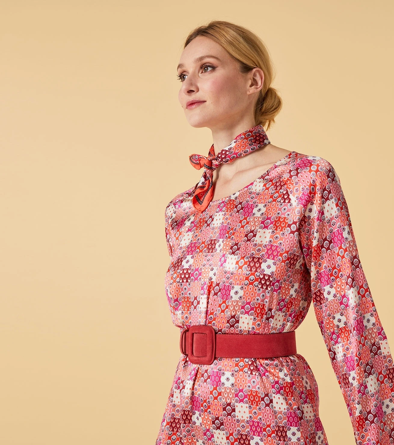 Robe DIANA LIBERTO Terracotta 3 Robe DIANA LIBERTO Terracotta – Image 3