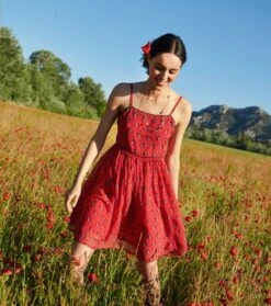 Robe EMINE Mouries Rouge -Mode Vêtements Magasin robe emine mouries 3