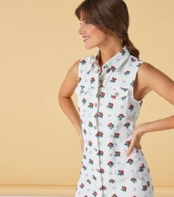 Robe EULALIE Printemps Blanc