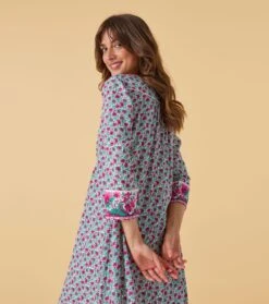Robe FONDA Mini Boutis Menthe Framboise -Mode Vêtements Magasin robe fonda mini boutis