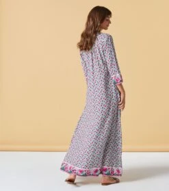 Robe FONDA Mini Boutis Menthe Framboise -Mode Vêtements Magasin robe fonda mini boutis.2