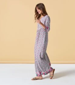 Robe FONDA Mini Boutis Menthe Framboise -Mode Vêtements Magasin robe fonda mini boutis.3