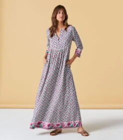 Robe FONDA Mini Boutis Menthe Framboise -Mode Vêtements Magasin robe fonda mini boutis.4