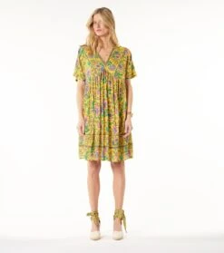 Robe GAÏA Cassis Soleil Fuchsia -Mode Vêtements Magasin robe gaia.2