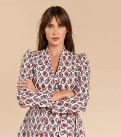 Robe HONORINE Pondichéry écru -Mode Vêtements Magasin robe honorine.4