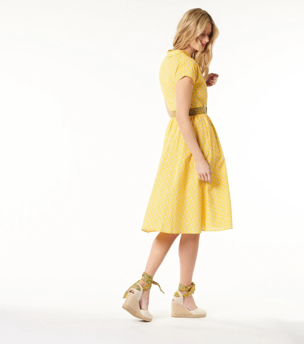 Robe JANILLE Fleur Des Champs Soleil Corail 2 Robe JANILLE Fleur Des Champs Soleil Corail – Image 2