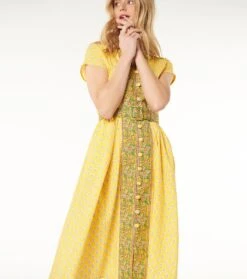 Robe JANILLE Fleur Des Champs Soleil Corail 11 Robe JANILLE Fleur Des Champs Soleil Corail -Mode Vêtements Magasin robe janille.4 1