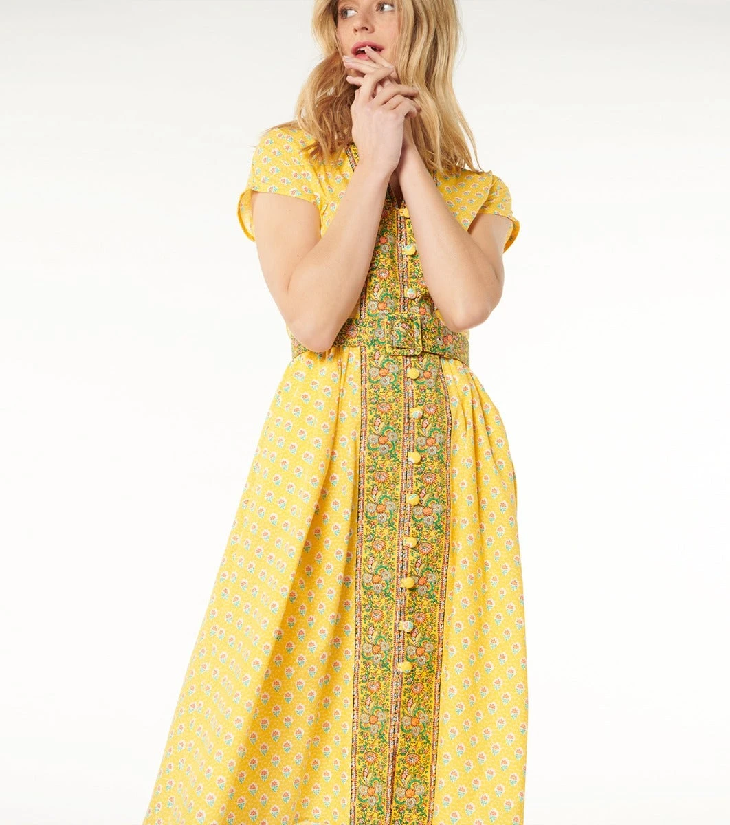 Robe JANILLE Fleur Des Champs Soleil Corail 6 Robe JANILLE Fleur Des Champs Soleil Corail – Image 6