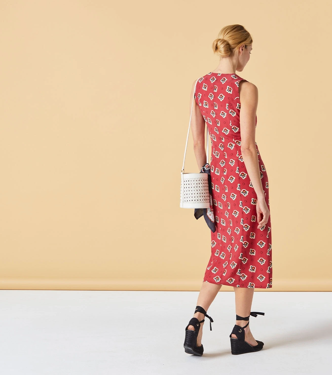 Robe JULIANA PRINTEMPS Terracotta 5 Robe JULIANA PRINTEMPS Terracotta – Image 5