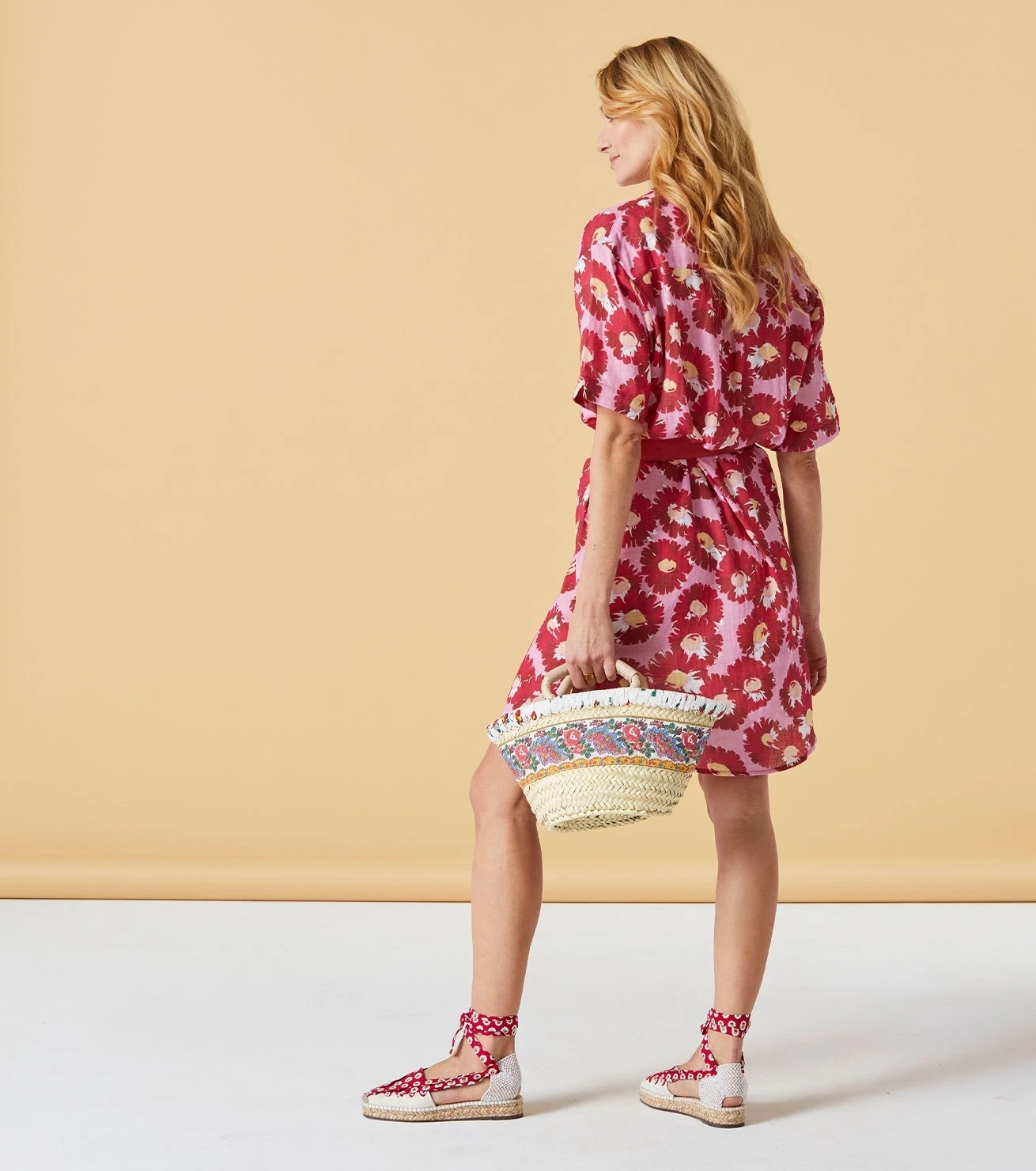 Robe KAREN Grande Margueritte Fuchsia 6 Robe KAREN Grande Margueritte Fuchsia – Image 6