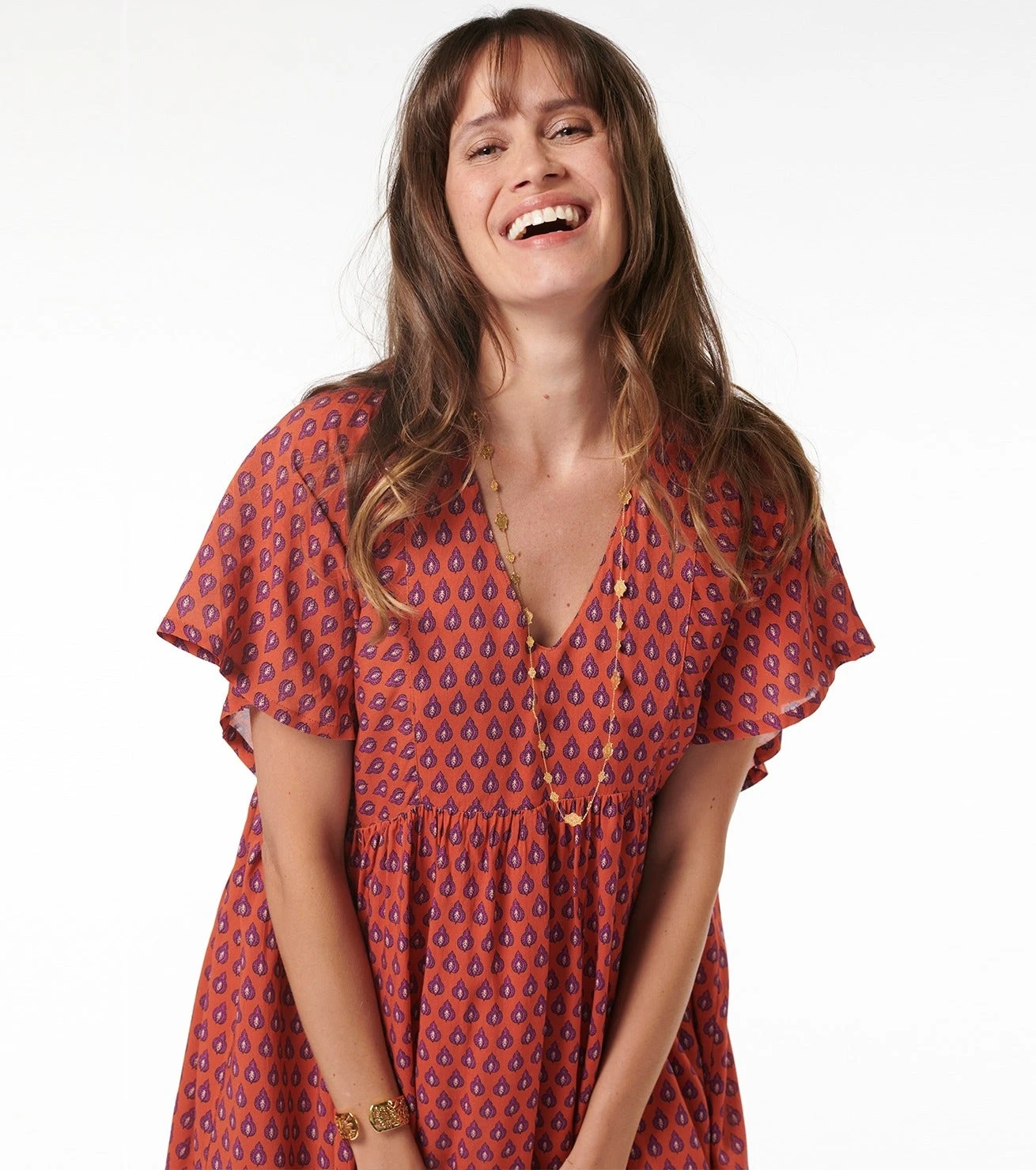 Robe KIKI Le Petit Scarabée Terracotta 3 Robe KIKI Le Petit Scarabée Terracotta – Image 3